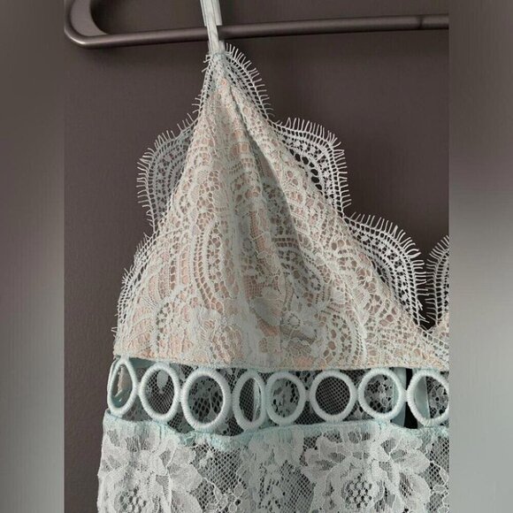Victoria’s Secret Mini Dress Regencycore Lace Tunic Pastel Night Out - Picture 6 of 14
